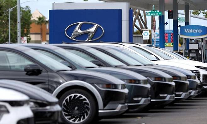 현대차 캘리포니아 샌리앤드로 판매점. AFP연합뉴스