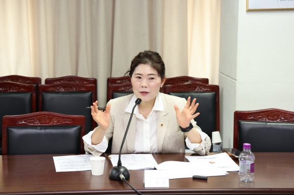 서울시 재향군인회와의 간담회에 참석한  구미경 의원