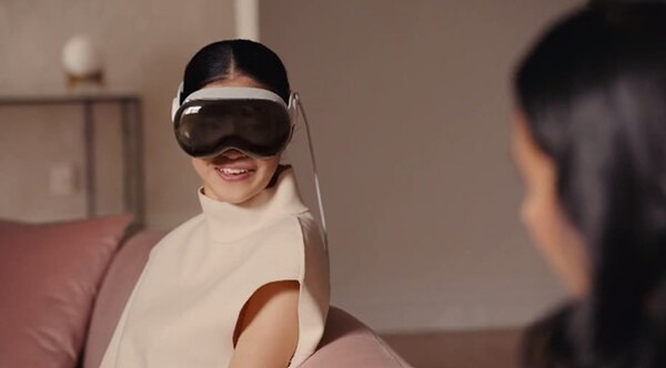 애플의 혼합현실(MR) 헤드셋 '비전 프로'. 사진=애플