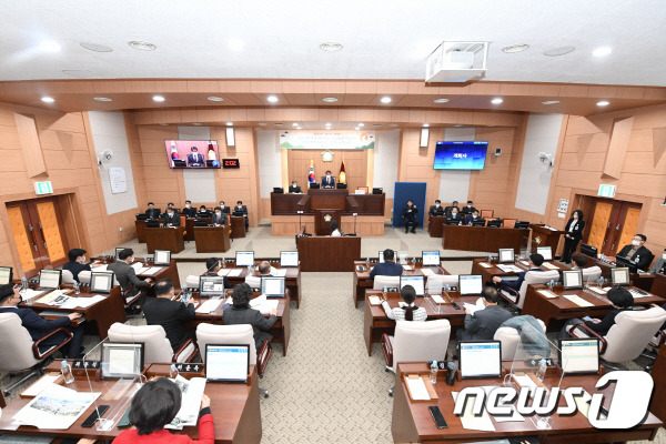 경남 김해시의회 본회의 전경. (김해시의회 제공)