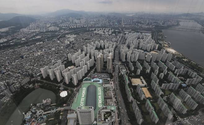 송파구 잠실동 아파트 단지 모습. 사진=뉴시스