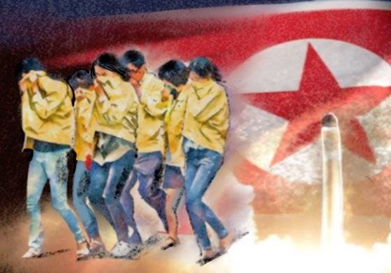 북한의 핵미사일 도발 위협에 맞서 민방공 훈련을 강화하자는 목소리가 커지고 있다.[일러스트=김지윤]