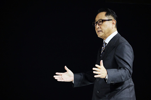 Akio Toyoda, chairman of Toyota Motor [Photo provided by Toyota]