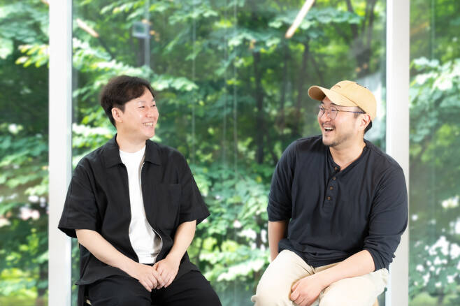 CJ ENM 김형오 PD(왼쪽)와 이윤호 PD