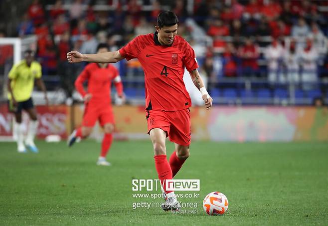 ▲ 김민재는 기초군사훈련으로 이번 6월 A매치에 뽑히지 않았다