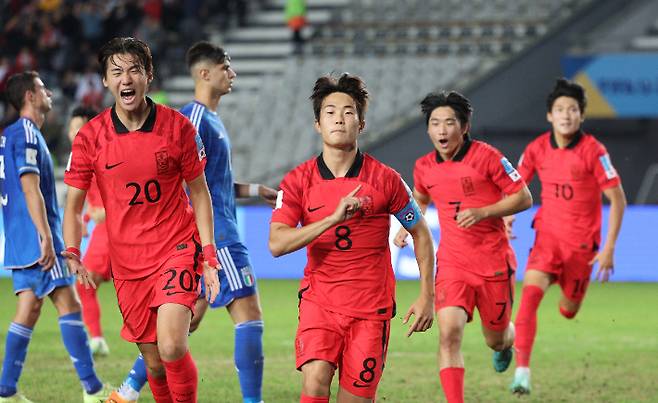 U-20 대표팀의 캡틴 이승원. 연합뉴스