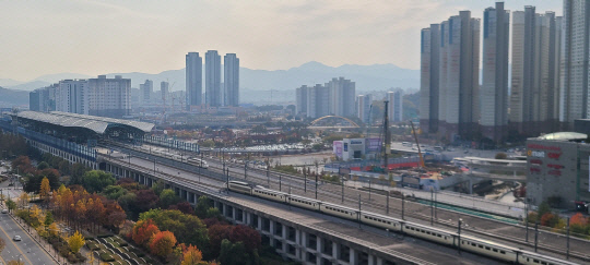 KTX 천안아산역 모습. 사진=윤평호 기자