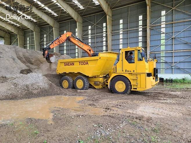 새안, 30톤급 굴절식 전기 덤프트럭 (건설기계부품연구원 종합성능시험센터)