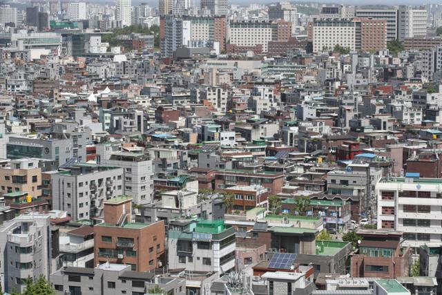 서울의 한 빌라촌 전경. 뉴스1