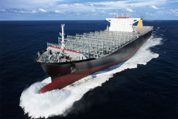 Samsung Heavy Industries Co.’s container ship [Photo provided by Samsung Heavy Industries]