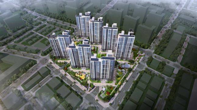 '호반써밋 인천검단 AB19블록' 조감도. 호반건설 제공