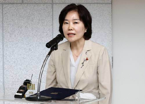 더불어민주당 새 혁신기구 위원장에 임명된 김은경 한국외대 법학전문대학원 교수 /뉴스1