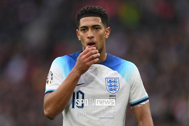 ▲ 벨링엄은 잉글랜드 대표팀 유니폼을 입고 카타르 월드컵에 참가했다.
