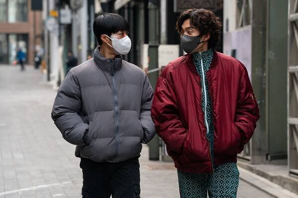 환상의 케미를 자랑했던 김건우(왼쪽·우도환 분)와 홍우진(이상이 분). (사진=넷플릭스)