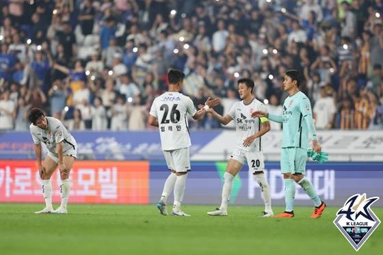 제주유나이티드 선수들. /사진=한국프로축구연맹 제공