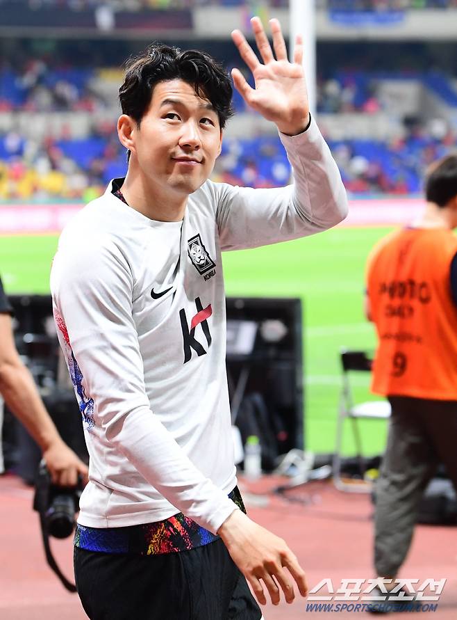 클린스만 감독이 이끄는 축구국가대표팀과 페루의 평가전이 16일 부산아시아드경기장에서 열렸다. 손흥민  부산=최문영 기자deer@sportschosun.com /2023.06.16/