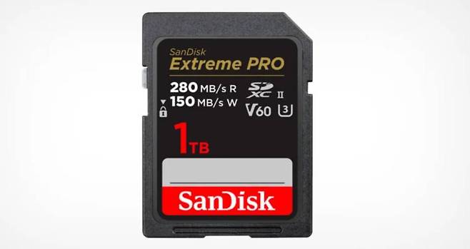 메모리 카드의 성능은 용량과 전송 속도가 좌우한다. 출처 = 샌디스크