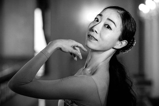 유니버설 발레단의 수석 무용수 강미선. 장진영 기자