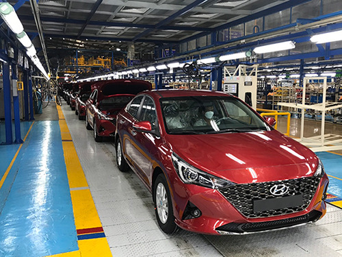 HTMV, Hyundai Motor Co. and Thanh Cong Group’s production joint venture, in Ninh Binh Province, Vietnam [Photo provided by Hyundai Motor]