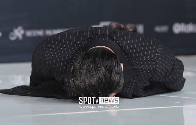 ▲ '무법 변호사' 제작발표회의 최민수. ⓒ스포티비뉴스DB