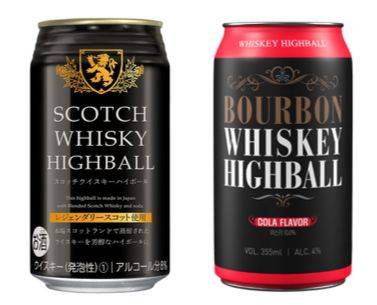 위스키에 탄산수만 섞은 '정통 하이볼'을 원하는 소비자를 위해 일본에서 수입을 하기도 하고(세븐일레븐 '스카치위스키 하이볼'), 위스키에 콜라를 섞은 '잭 콕' 캔 제품이 국내 규정으로 수입이 안되자 비슷한 맛의 제품을 만들기도 했습니다.(GS25 '버번위스키하이볼')