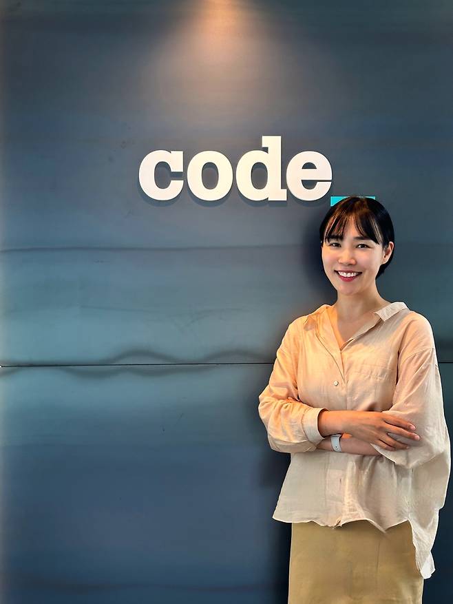 트래블룰 솔루션 전문업체 '코드' 이성미 대표. /사진=코드