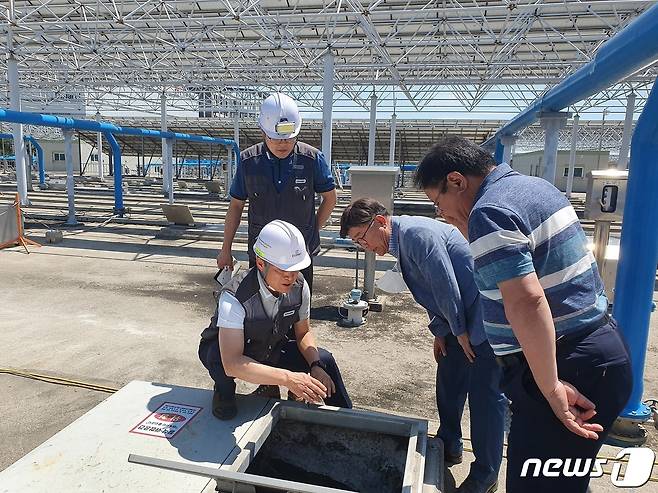 안산시 재난취약시설 안전점검 모습.(안산시 제공)