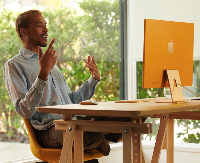 2021년 출시된 M1 탑재 아이맥 24인치. 애플 제공