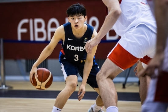 2경기 2점. 에이스 강성욱의 부진이 아쉽다. 사진=FIBA 제공