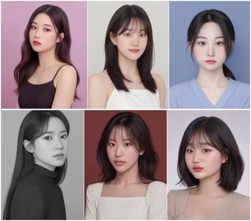다양한 콘셉트로 제작되는 AI프로필 위 사진은 모두 사진관에서 촬영한 사진이 아니라, 평소 가지고 있던 셀카를 올려 집에서 제작된 사진이다.
[본인 제공. 재판매 및 DB 금지]
