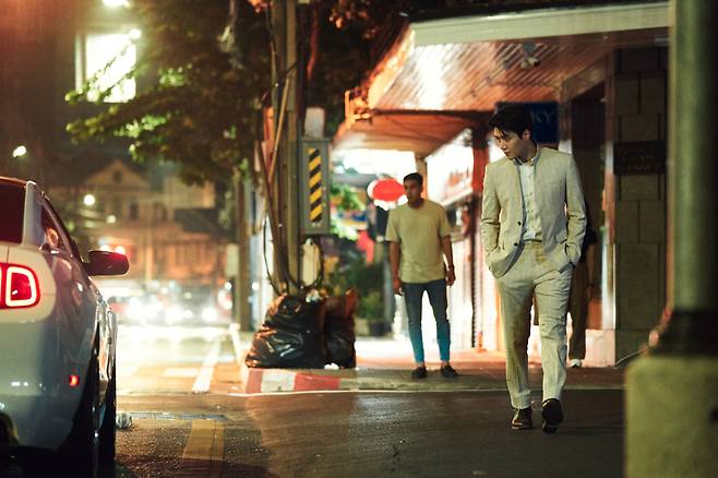 김선호와 강태주가 주연하고 박훈정 감독이 연출한 영화 '귀공자'의 한 장면. (사진제공=NEW)