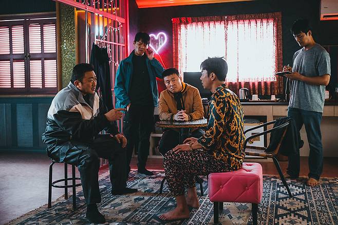 영화 ‘범죄도시3’의 한장면. 제공|에이비오엔터테인먼트, 플러스엠 엔터테인먼트