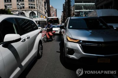 뉴욕 맨해튼의 도로 정체 상황 [사진출처=AFP 연합뉴스]