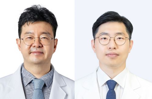 중앙대병원 피부과 김범준 교수(왼쪽), 석준 교수.