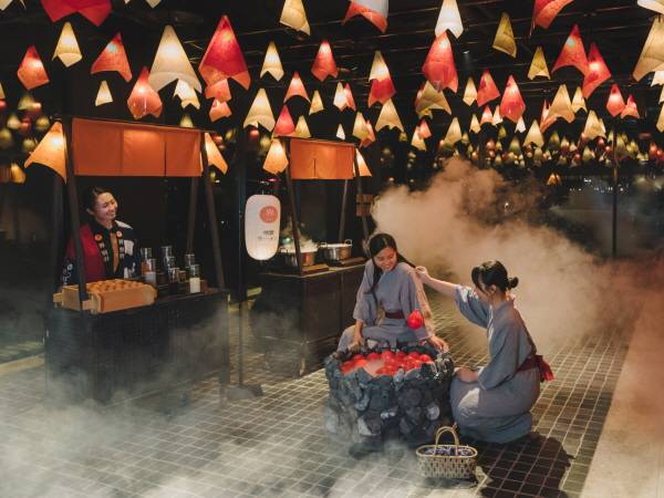 사진_벳푸 / &nbsp; 카이 벳푸에서 만날 수 있는 지옥온천 테마의 '지옥의 여름 축제' / 호시노 리조트