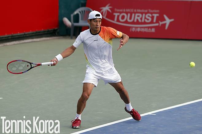 올해 4월 서울오픈챌린저에 출전했던 시마부쿠로 쇼