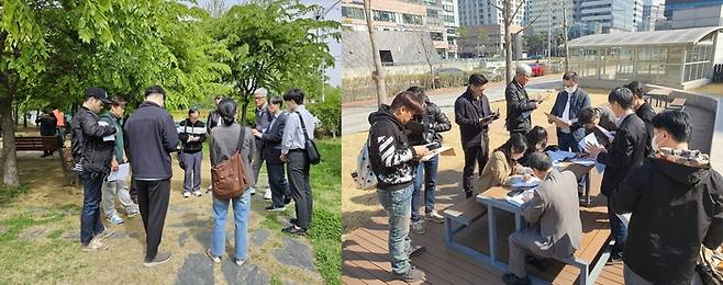 매경 실전 경·공매 마스터 과정 20기 현장 답사 및 법원 참관 모습