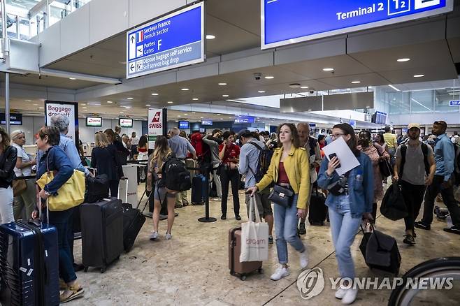 제네바 국제공항 모습 [EPA 연합뉴스 자료 사진. 재판매 및 DB 금지]