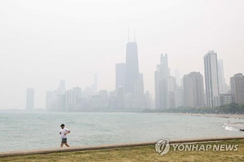 미국 시카고 미시간호변 [시카고 AFP=연합뉴스]