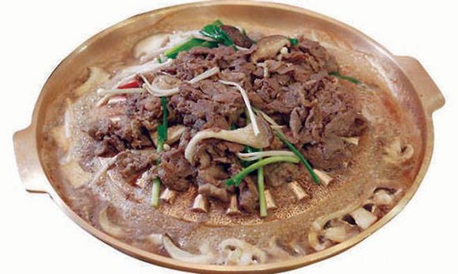 한우양념불고기.