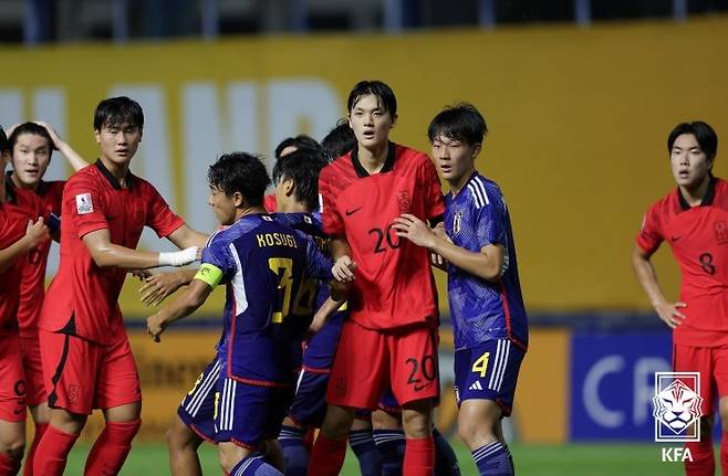 [서울=뉴시스]U-17 아시안컵 결승 한일전. 2023.07.02. (사진=대한축구협회 제공) *재판매 및 DB 금지 /사진=뉴시스