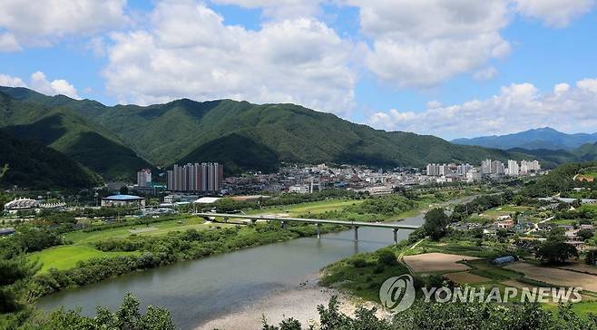 인제군 도심 전경 [인제군 제공. 재판매 및 DB 금지]