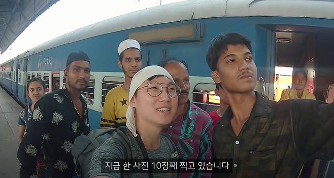 여행 유튜버 '빠니보틀'이 2019년 4월25일 올린 인도 기차 여행 콘텐츠는 조회수 700만 회를 넘었다. ⓒ유튜브 채널 ‘빠니보틀’ 화면 갈무리