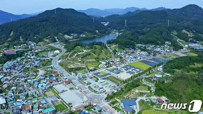 충북 옥천군 구읍 일원 전경. (옥천군 제공) /뉴스1