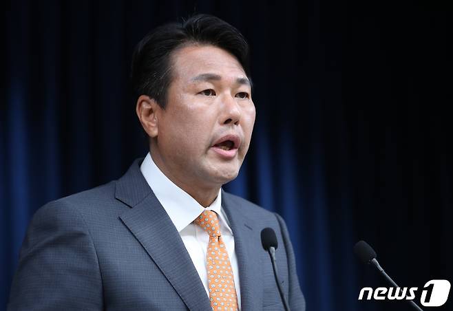 김태효 국가안보실 1차장이 6일 오후 용산 대통령실에서 윤석열 대통령의 리투아니아·폴란드 순방에 대해 브리핑하고 있다. 윤 대통령은 오는 10일부터 15일 나토(NATO·북대서양조약기구) 정상회의 참석을 위해 리투아니아를 방문한 뒤 폴란드를 공식 방문한다. 2023.7.6/뉴스1 ⓒ News1 안은나 기자