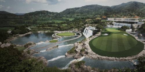 카스카디아 골프클럽 워터코스 9홀 전경  [카스카디아 홈페이지 캡처]