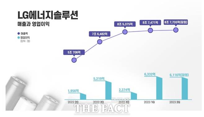 LG에너지솔루션 매출액 추이. /LG에너지솔루션