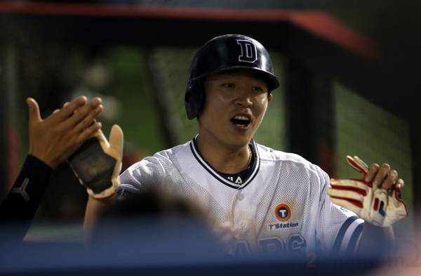 두산 베어스 정수빈. 사진=두산 베어스 제공