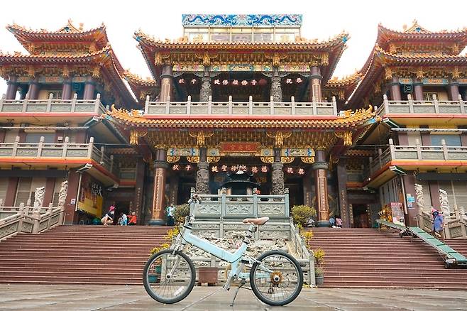대만 핑텅시 인기 자전거 코스 ‘1-19번’에서 만날 수 있는 푸안 사원의 모습 / 사진 = 타이완 바이크 홈페이지