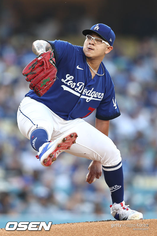 [사진] LA 다저스 훌리오 유리아스. ⓒGettyimages(무단전재 및 재배포 금지)